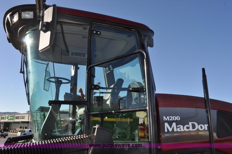 image for item F2279 2008 MacDon M200 self-propelled windrower