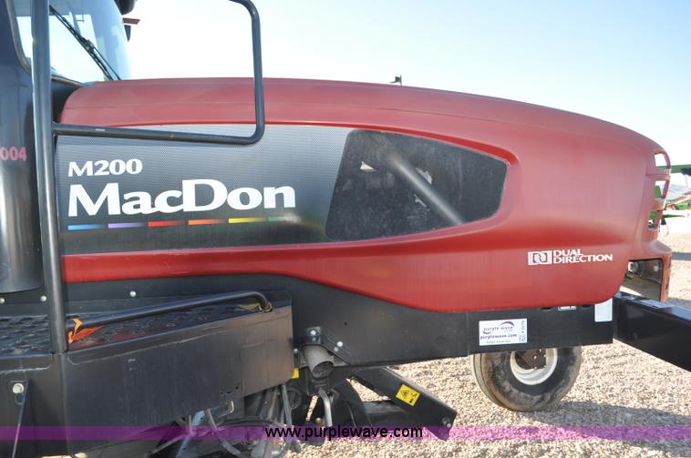 image for item F2279 2008 MacDon M200 self-propelled windrower