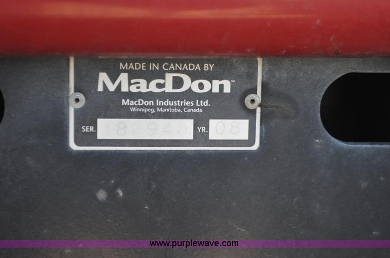 image for item F2279 2008 MacDon M200 self-propelled windrower