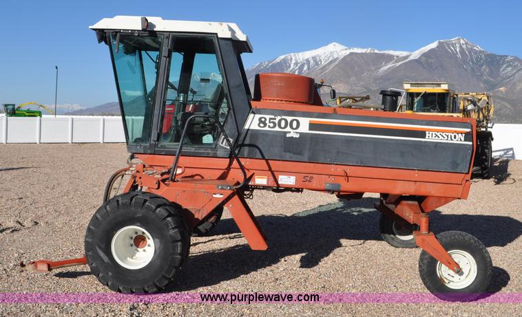 image for item F2280 1996 Hesston 8500 self-propelled swather