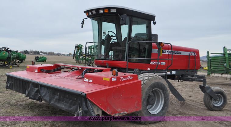 image for item F2281 2007 Massey Ferguson Hesston 9635 self-propelled windrower