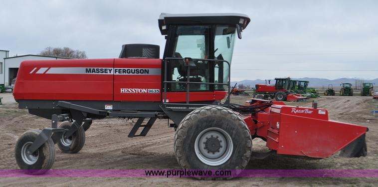 image for item F2281 2007 Massey Ferguson Hesston 9635 self-propelled windrower