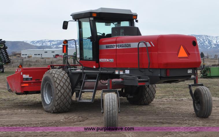 image for item F2281 2007 Massey Ferguson Hesston 9635 self-propelled windrower