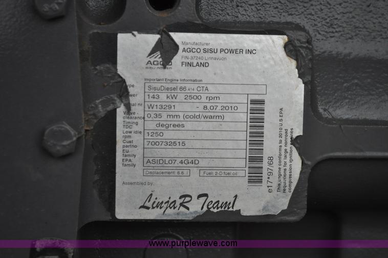 image for item F2281 2007 Massey Ferguson Hesston 9635 self-propelled windrower