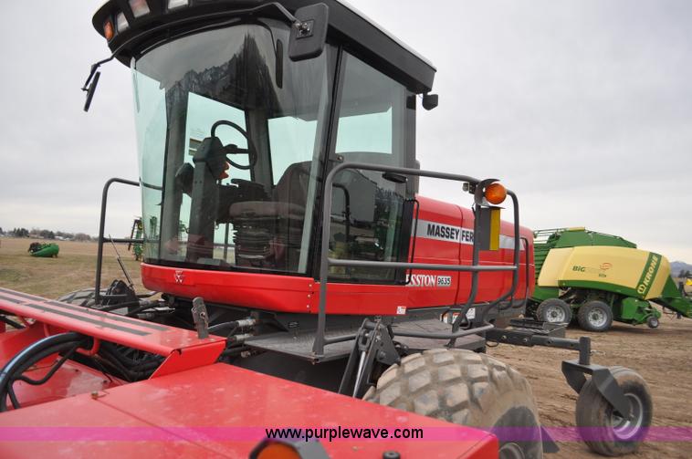 image for item F2281 2007 Massey Ferguson Hesston 9635 self-propelled windrower