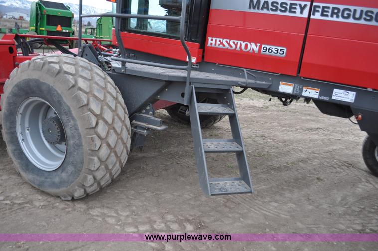 image for item F2281 2007 Massey Ferguson Hesston 9635 self-propelled windrower
