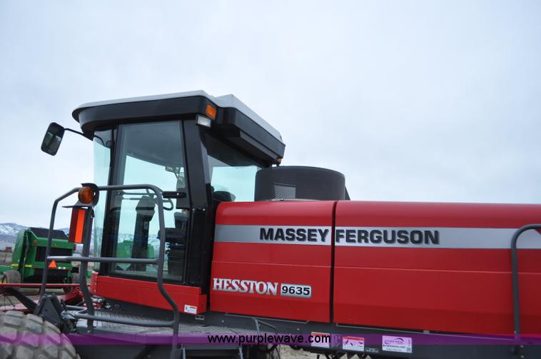 image for item F2281 2007 Massey Ferguson Hesston 9635 self-propelled windrower