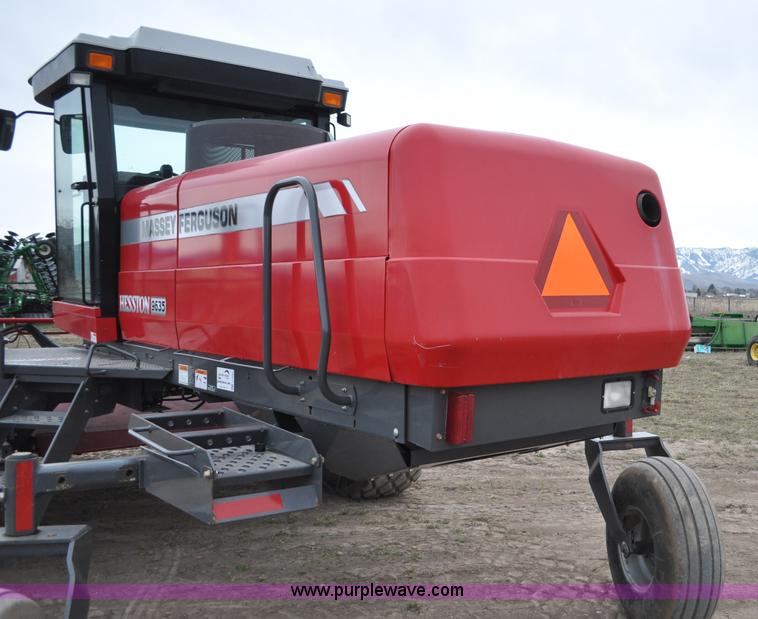 image for item F2281 2007 Massey Ferguson Hesston 9635 self-propelled windrower