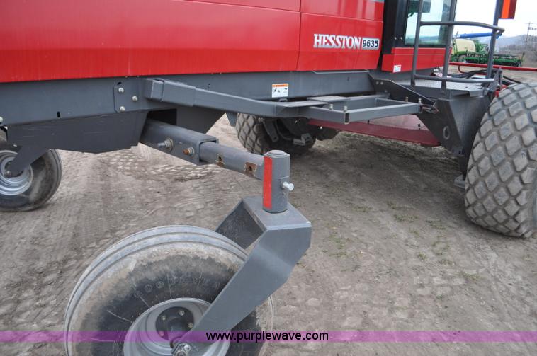 image for item F2281 2007 Massey Ferguson Hesston 9635 self-propelled windrower