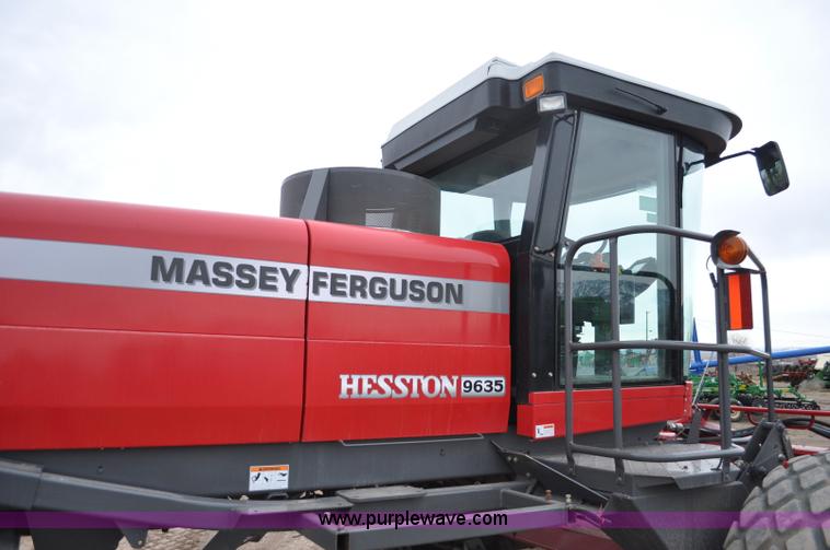 image for item F2281 2007 Massey Ferguson Hesston 9635 self-propelled windrower