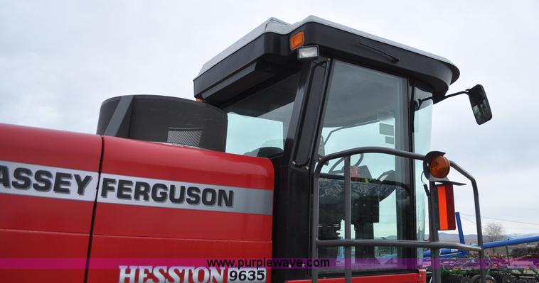 image for item F2281 2007 Massey Ferguson Hesston 9635 self-propelled windrower