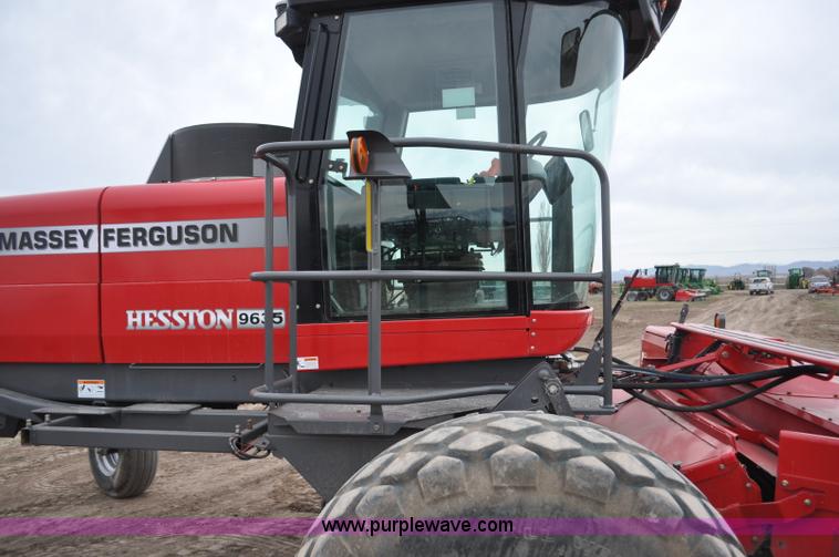 image for item F2281 2007 Massey Ferguson Hesston 9635 self-propelled windrower