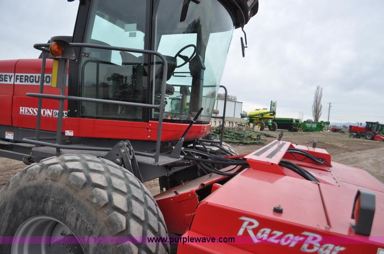 image for item F2281 2007 Massey Ferguson Hesston 9635 self-propelled windrower