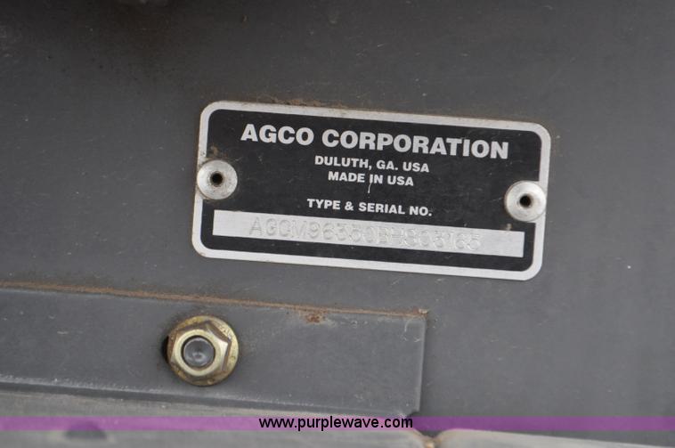 image for item F2281 2007 Massey Ferguson Hesston 9635 self-propelled windrower