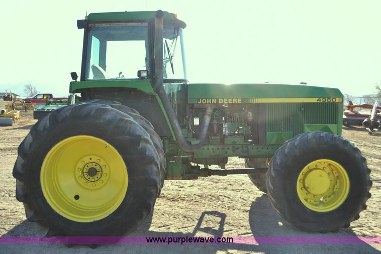 image for item F2293 1993 John Deere 4960 MFWD tractor