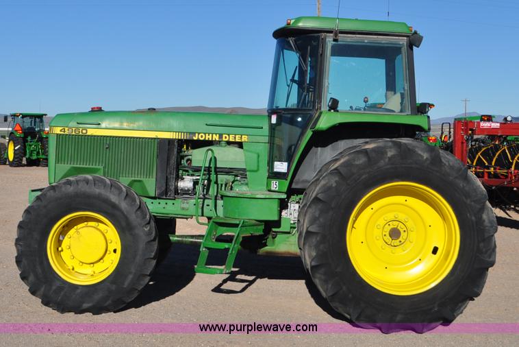 image for item F2293 1993 John Deere 4960 MFWD tractor