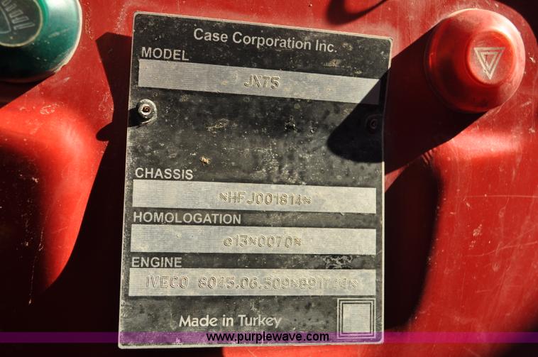 image for item F2296 2003 Case IH JX75 tractor