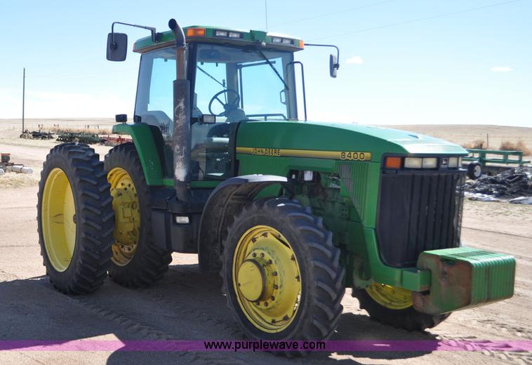 image for item F2300 1995 John Deere 8400 MFWD tractor