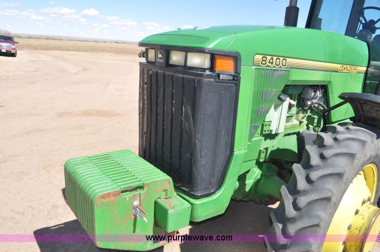 image for item F2300 1995 John Deere 8400 MFWD tractor