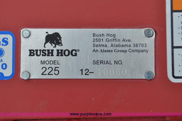 image for item F2307 Bush Hog 225-12 rear blade