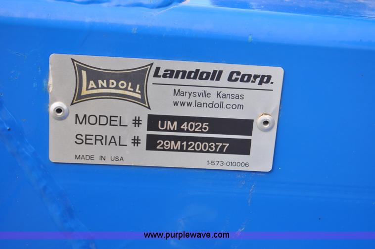image for item F2334 Landoll 3230 soil conditioner mulcher