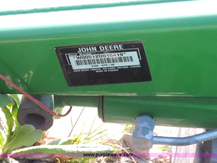 image for item F2339 2011 John Deere 512 tractor loader