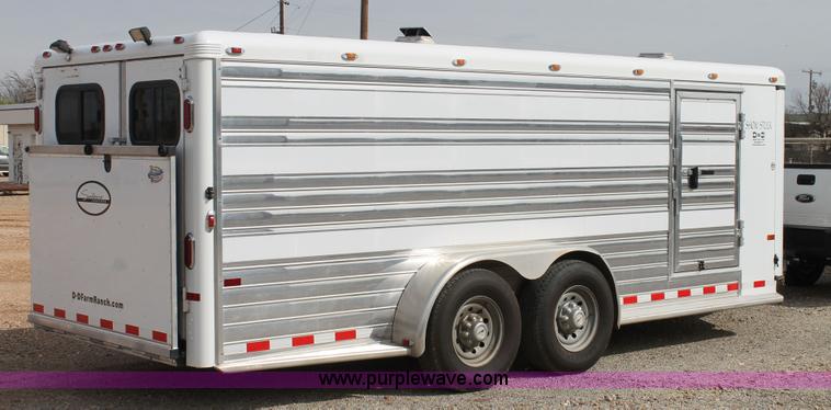 image for item H1577 2013 Sundowner Show livestock trailer