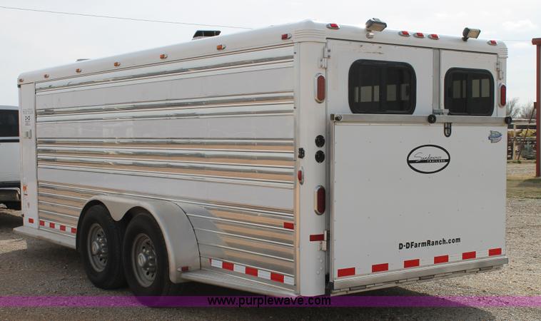 image for item H1577 2013 Sundowner Show livestock trailer