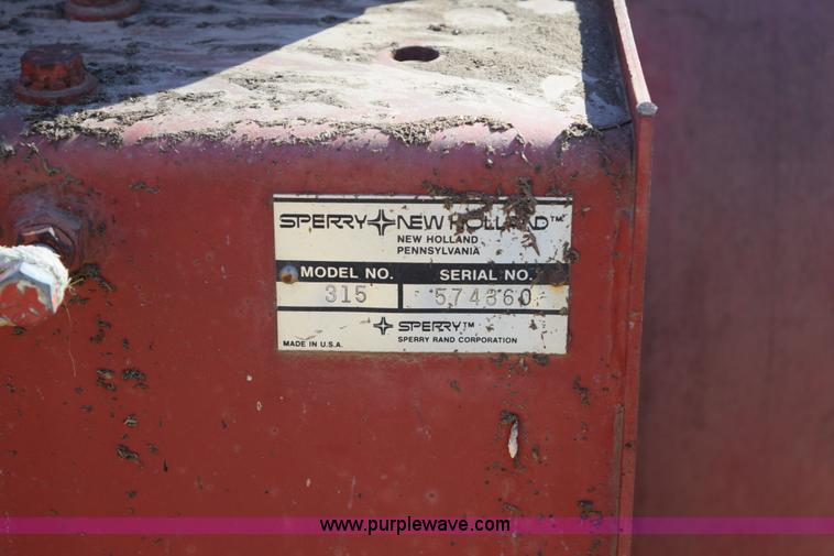 image for item K2388 New Holland 315 small square baler