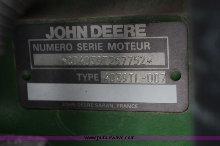 image for item K7142 1996 John Deere 6300 tractor