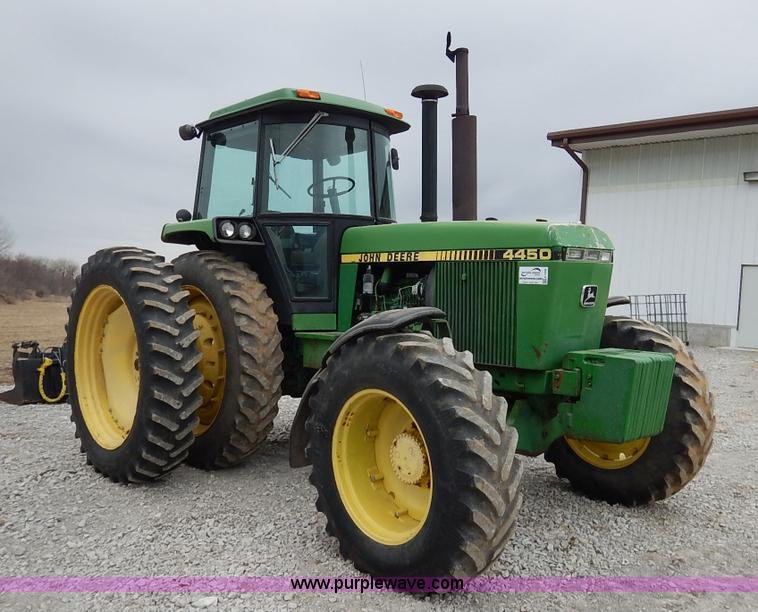 image for item K7309 1984 John Deere 4450 MFWD tractor