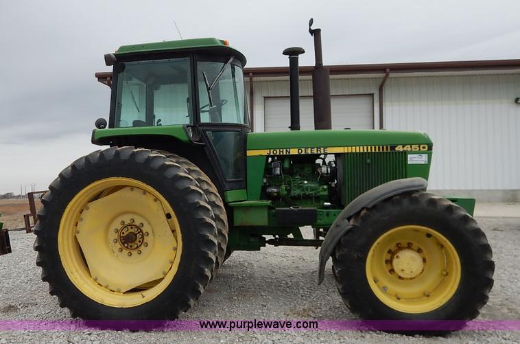 image for item K7309 1984 John Deere 4450 MFWD tractor