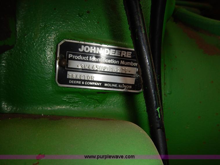 image for item K7309 1984 John Deere 4450 MFWD tractor