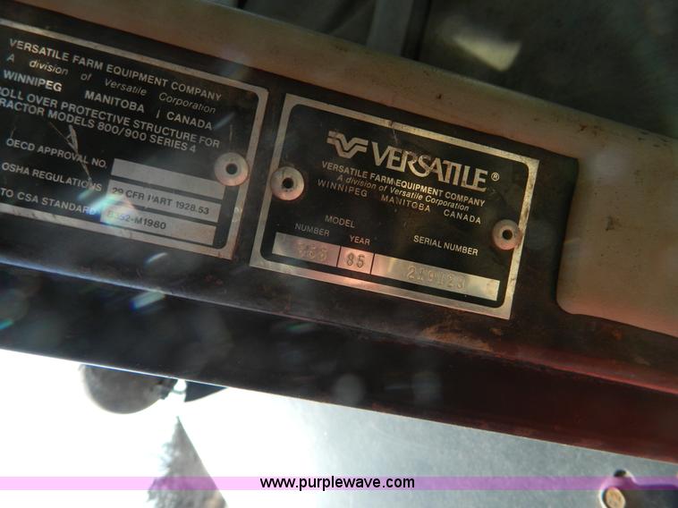 image for item K8000 1985 Versatile 856 4WD tractor