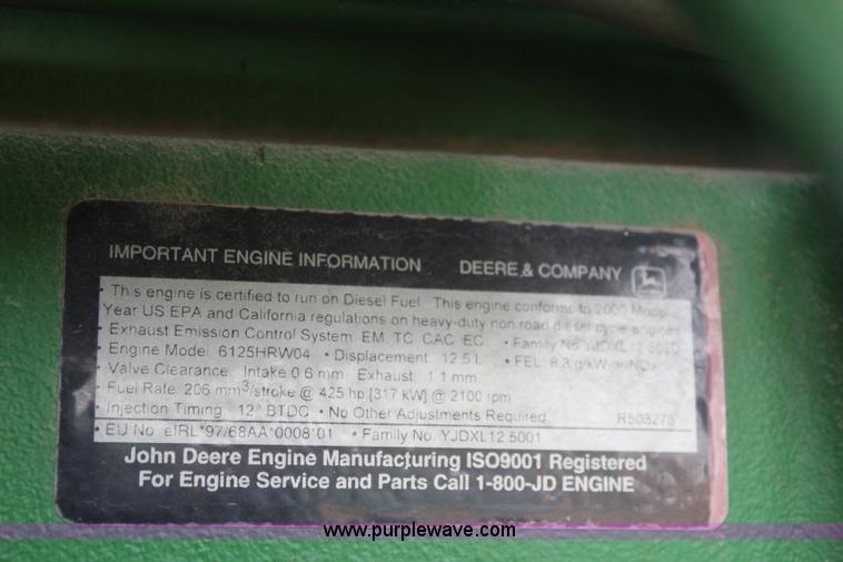 image for item K8840 2000 John Deere 9400T tractor