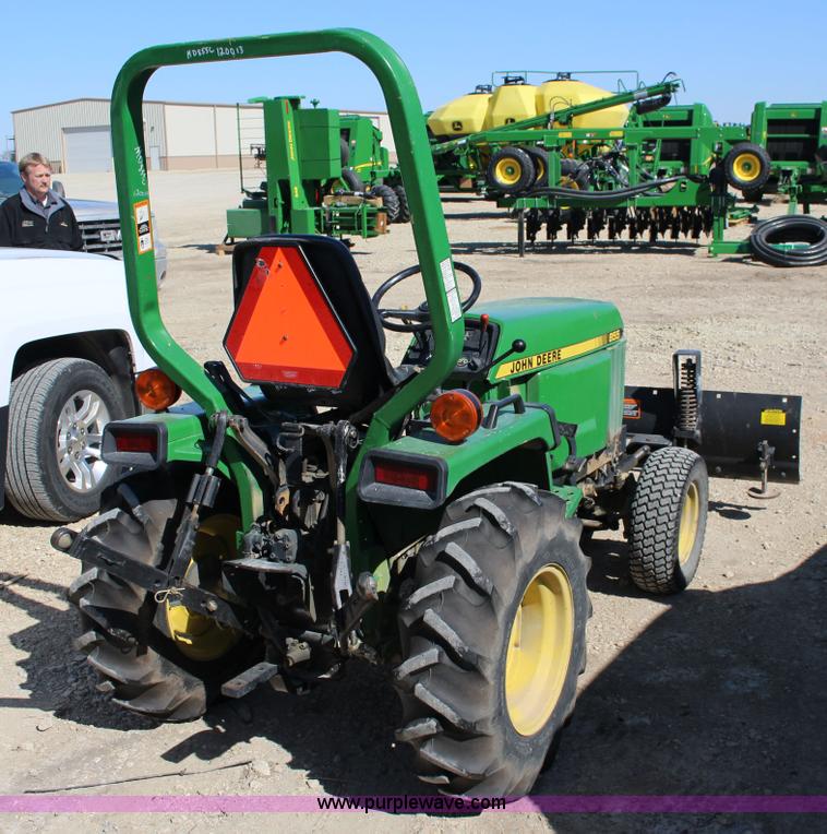 image for item L6738 John Deere 855 MFWD compact utility tractor