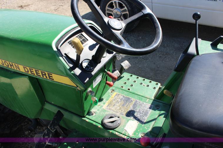 image for item L6738 John Deere 855 MFWD compact utility tractor