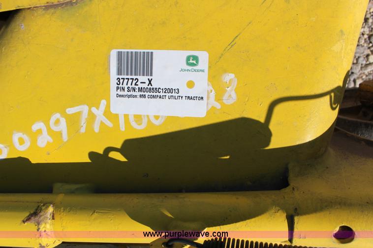 image for item L6738 John Deere 855 MFWD compact utility tractor