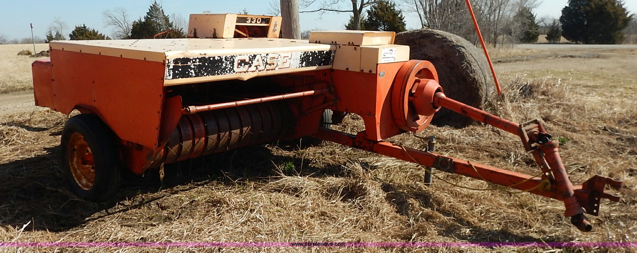 Case 330T small square baler in Tonganoxie, KS Item I5032 sold