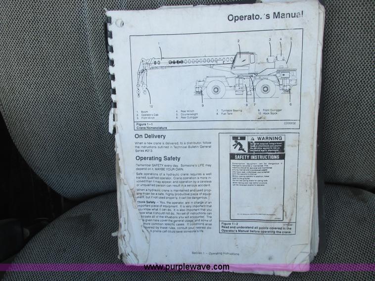 image for item A8771 Link Belt RTC-8030 crane