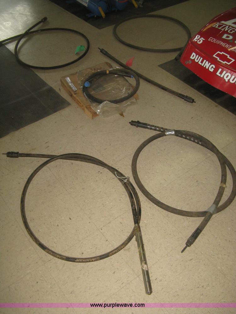 image for item BE9581 (6) concrete vibrator and casing whips