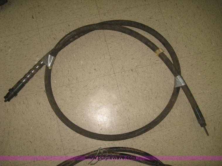 image for item BE9581 (6) concrete vibrator and casing whips