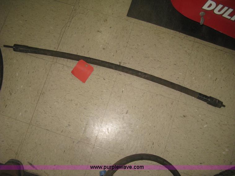 image for item BE9581 (6) concrete vibrator and casing whips