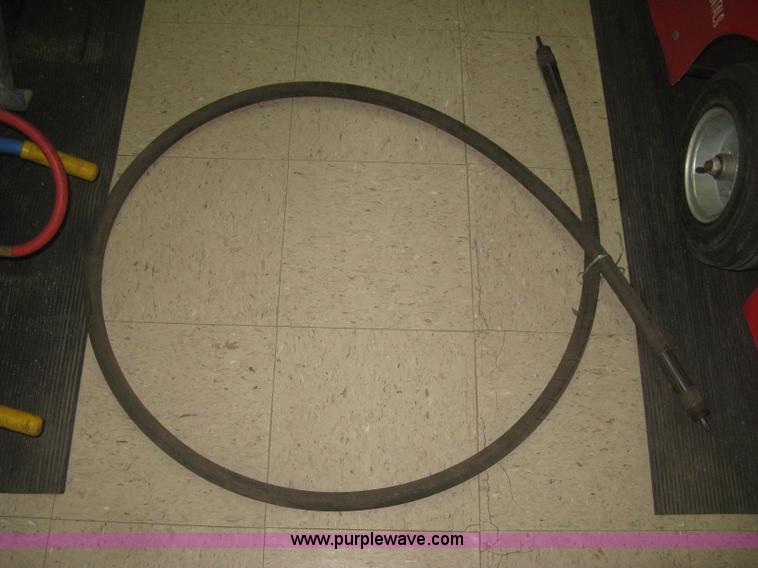 image for item BE9581 (6) concrete vibrator and casing whips