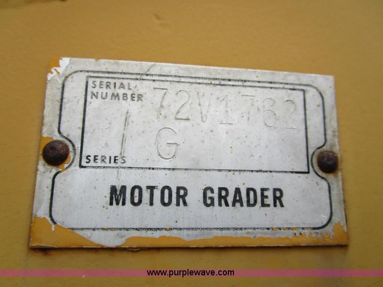image for item D2389 1976 Caterpillar 140G motor grader