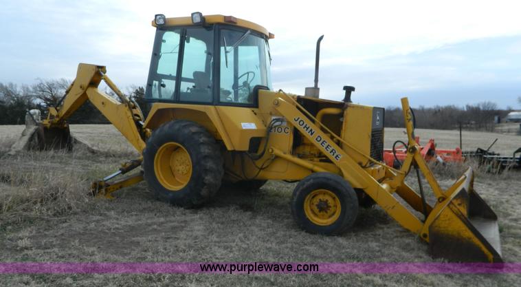image for item D6116 1986 John Deere 210C backhoe