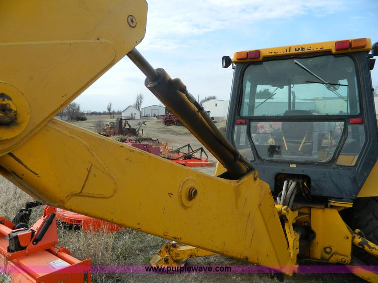 image for item D6116 1986 John Deere 210C backhoe