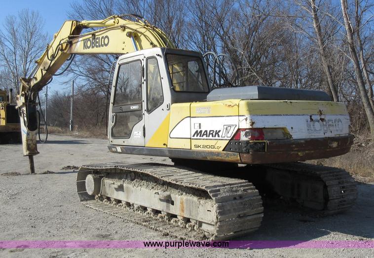 image for item F8374 Kobelco SK200 LC excavator