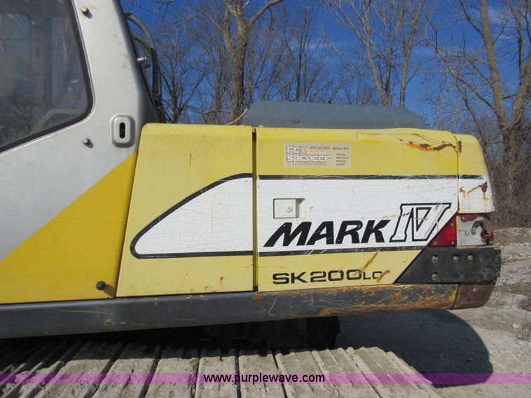 image for item F8374 Kobelco SK200 LC excavator