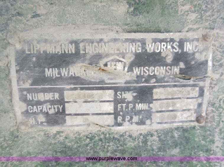 image for item F8382 Lipman Engineering 2436 jaw crusher